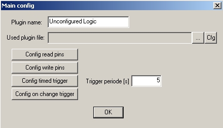 ConfLogicPlugin konfiguran dialog